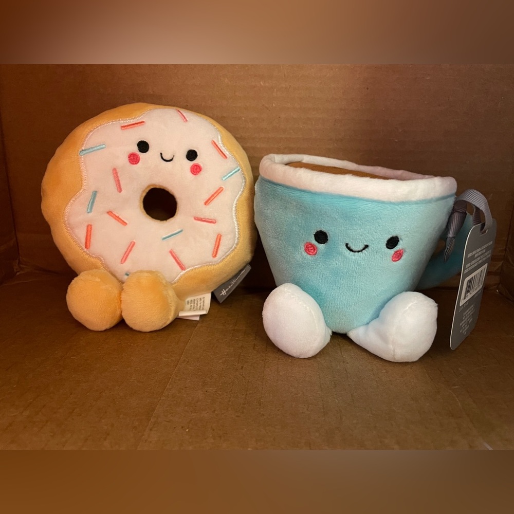 Hallmark Better Together Donut & Coffee Plush